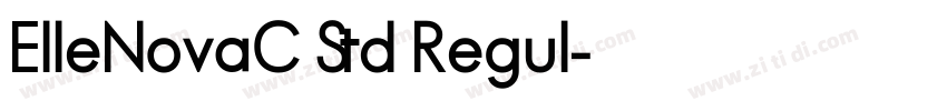 ElleNovaC Std Regul字体转换